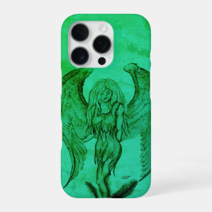 Angel in Tattoo Style iPhone 16 Pro Case