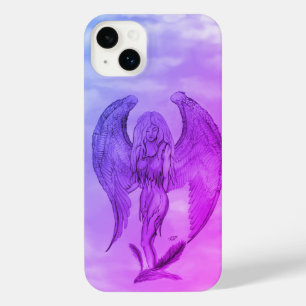 Angel in Tattoo Style iPhone 14 Plus Case