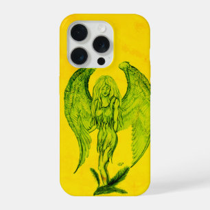 Angel in Tattoo Style iPhone 15 Pro Case