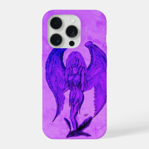 Angel in Tattoo Style iPhone 15 Pro Case