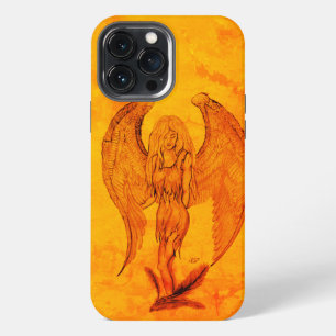 Angel in Tattoo Style iPhone 13 Pro Max Case