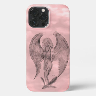 Angel in Tattoo Style iPhone 13 Pro Max Case