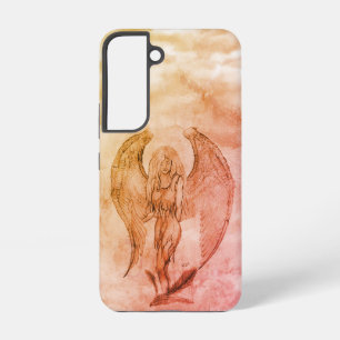 Angel in Tattoo Style Samsung Galaxy Case
