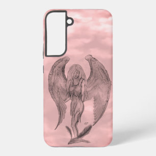 Angel in Tattoo Style Samsung Galaxy Case