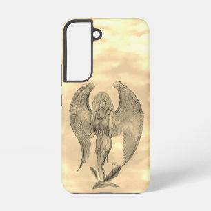 Angel in Tattoo Style Samsung Galaxy Case
