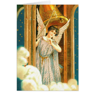 Angel in the belfry card
