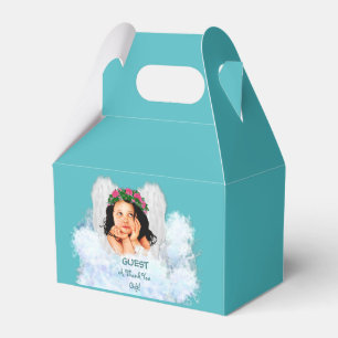 ANGEL IN THE CLOUDS 2, PARTY FAVOR BOX,gable Favour Box