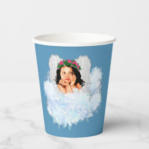 ANGEL IN THE CLOUDS 3, Blue-PAPER CUPS