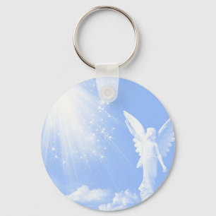 Angel In The Clouds Key Ring