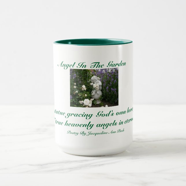 Angel In The Garden Ringer Mug (Center)