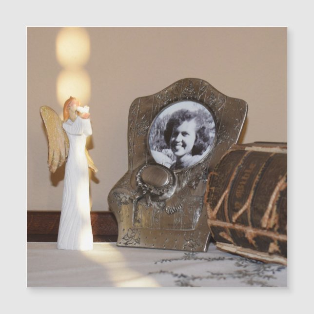 Angel in the Light Greeting Card (Front)