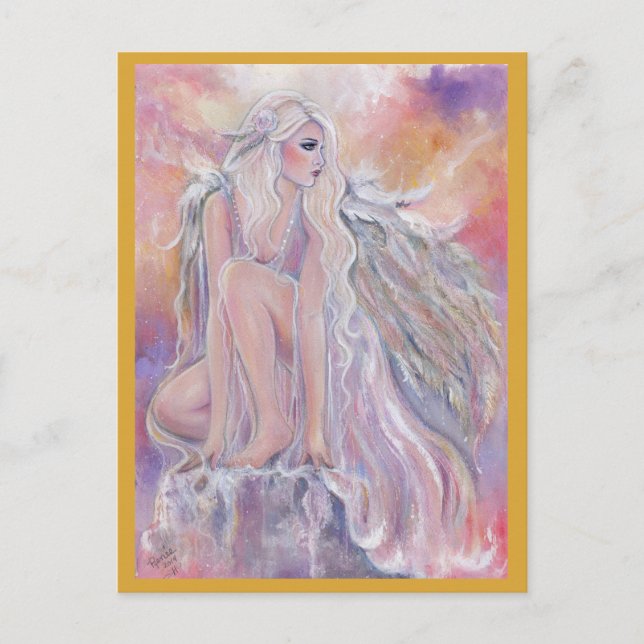 Angel in the morning sun by Renee Lavoie Postcard (Front)