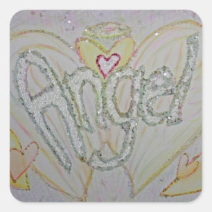 Angel Inspirational Word Art Sticker Decals