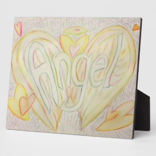 Angel Inspirational Word Painting Poem Plaque