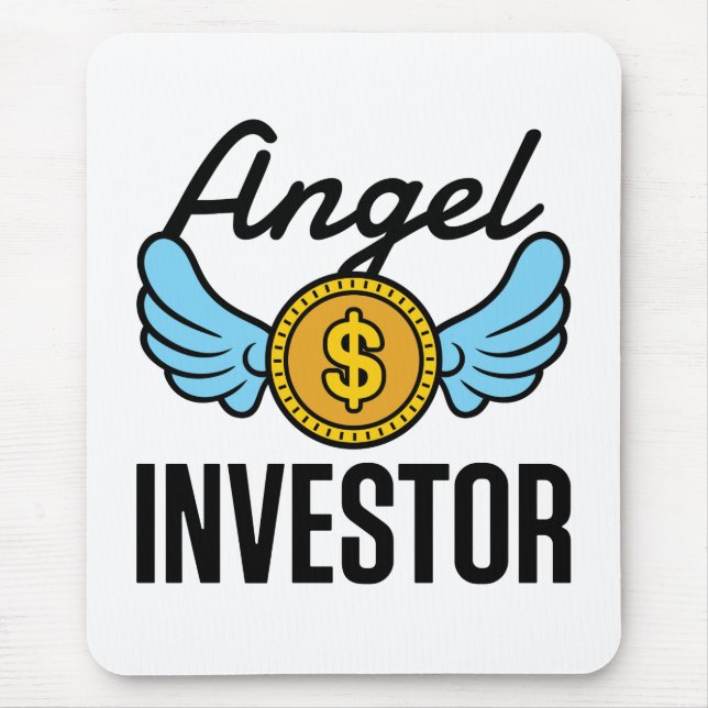 Angel Investor Investing Start-Up Business Mouse Pad (Front)