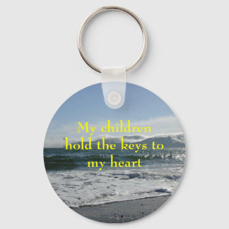 angel_island, My childrenhold the keys to my heart Key Ring