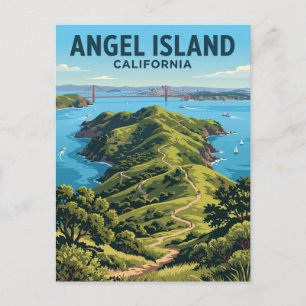 Angel Island State Park California Postcard