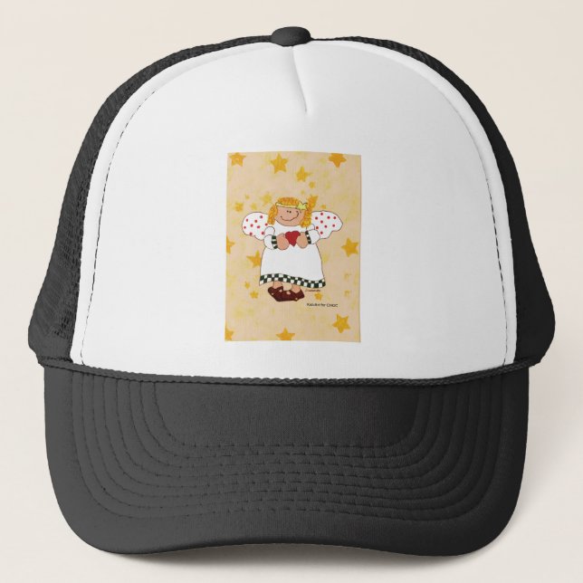 Angel - Kids Art for CHOC Trucker Hat (Front)