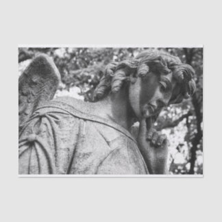 Angel looking into eternity tissue paper