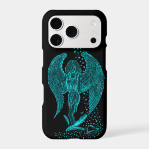 Angel lost in Love , black and green Design