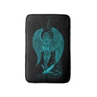 Angel lost in Love , black and green Design