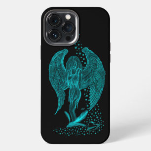 Angel lost in Love , black and green Design iPhone 13 Pro Max Case