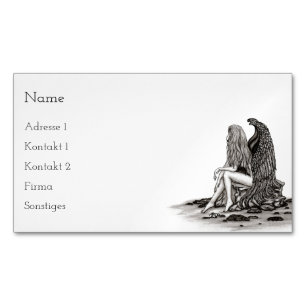 Angel , lost in thought Business Cards