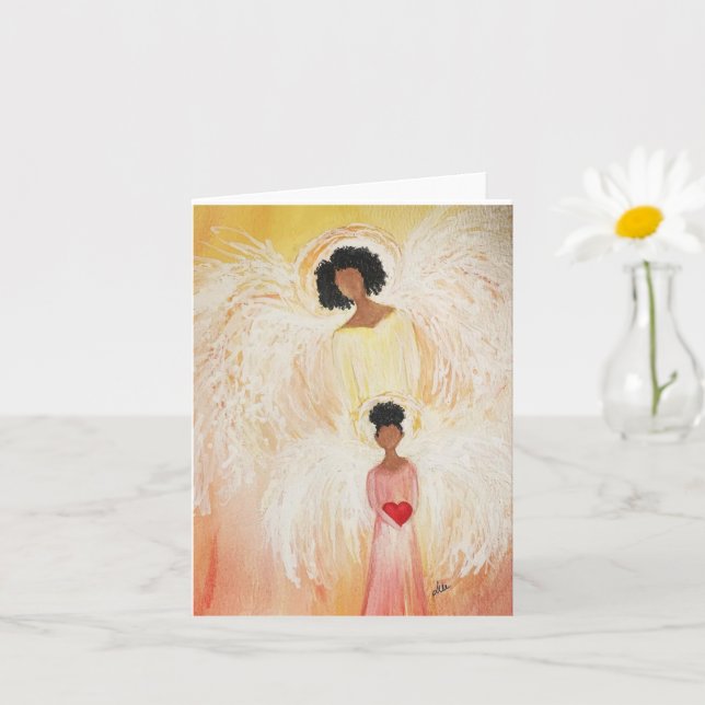 Angel Love Blank Card (Small Plant)
