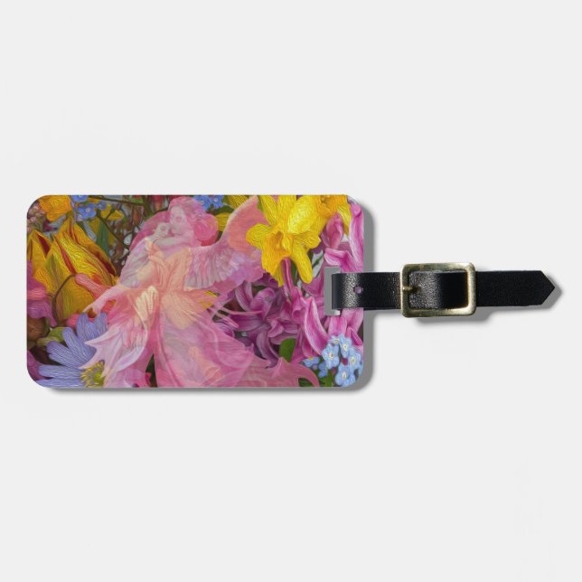 Angel Love Luggage Tag (Front Horizontal)