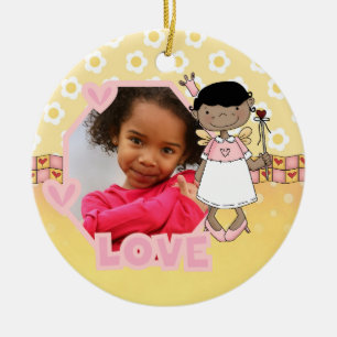 Angel Love Photo Keepsake Ornament
