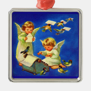 angel mail office metal tree decoration