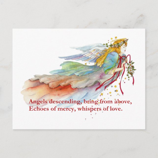 Angel Mercy Love Postcard (Front)