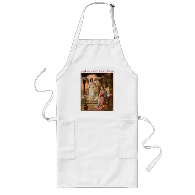 angel message apron (Front)