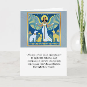 angel message egypt happy birthday card