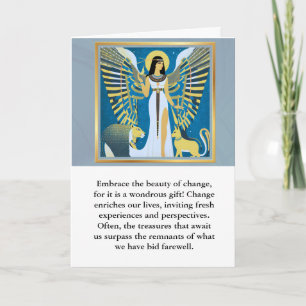 angel message egypt  happy birthday card