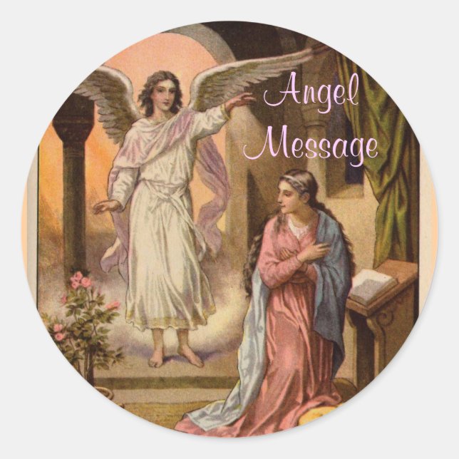 angel message stickers (Front)