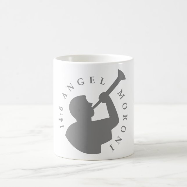 Angel Moroni Mug Gray (Center)