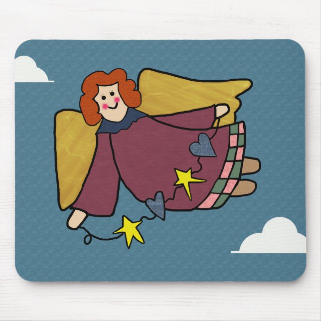 Angel Mouse Pad (Front)