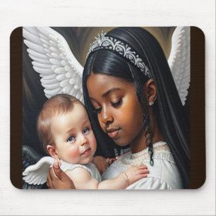 Angel mouse pad