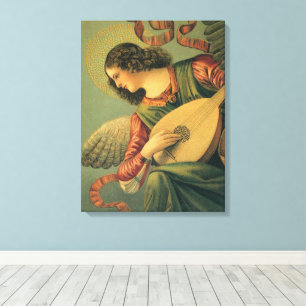 Angel Musician, Melozzo da Forli, Renaissance Art Canvas Print