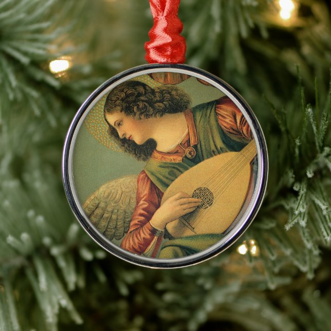 Angel Musician, Melozzo da Forli, Renaissance Art Metal Tree Decoration (Tree)