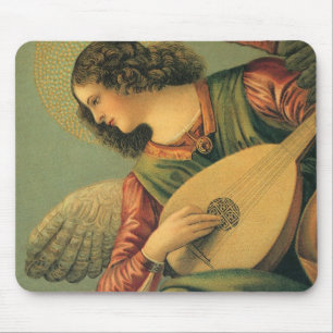 Angel Musician, Melozzo da Forli, Renaissance Art Mouse Pad