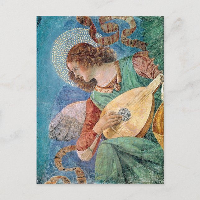 Angel Musician Postcard (Front)