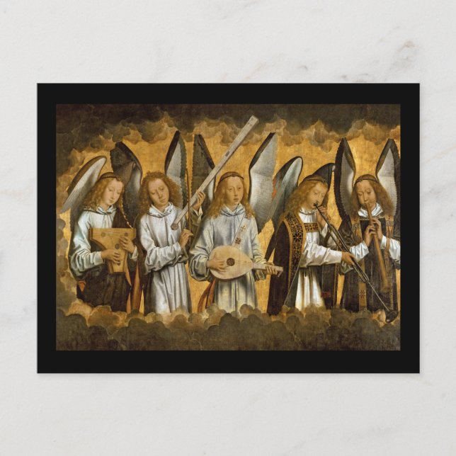 Angel Musicians c1480 Postcard (Front)