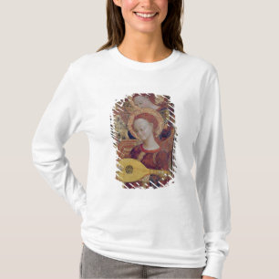 Angel musicians from painting of Virgin and Child T-Shirt