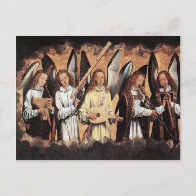 Angel Musicians Postcard (Front)