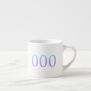 Angel Number 000 - Oneness   Espresso Cup