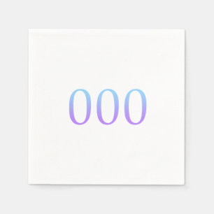 Angel Number 000 - Oneness Napkin