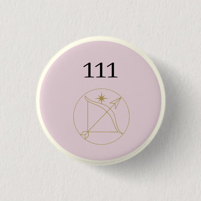 Angel Number 111 Button (Front)