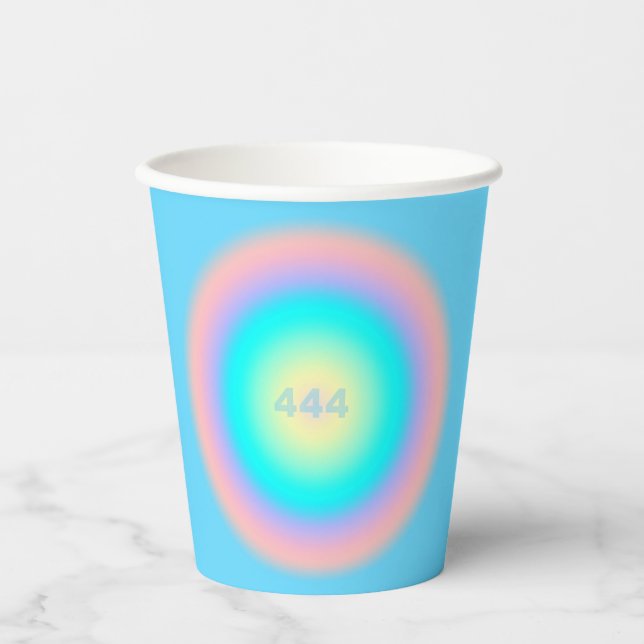 Angel Number 444 - Protection Paper Cups (Front)